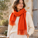 Écharpe en laine mérinos fabriquée en France