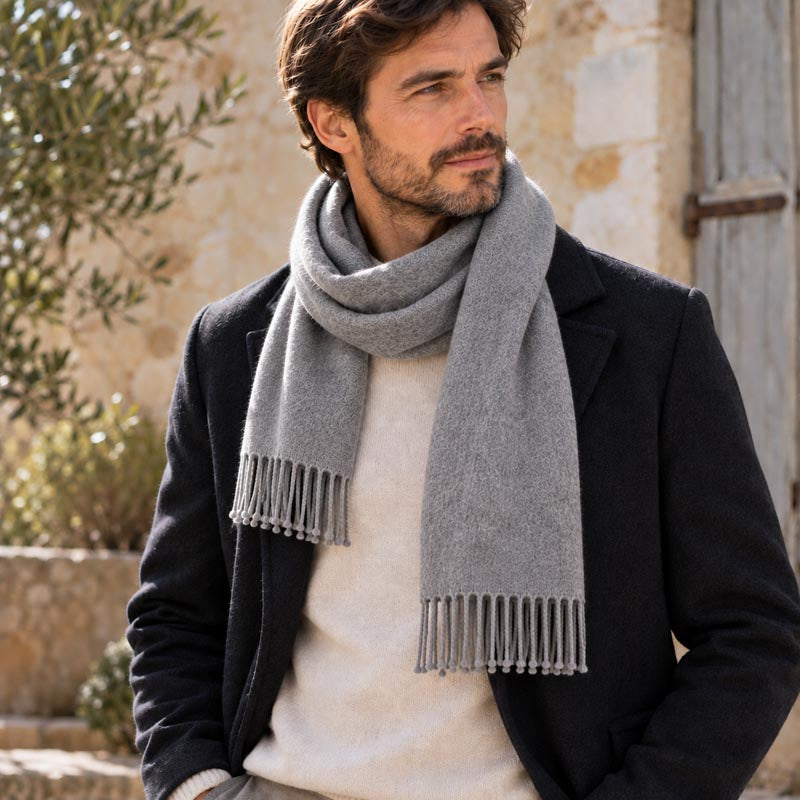 Écharpe en laine mérinos fabriquée en France