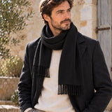Écharpe en laine mérinos fabriquée en France