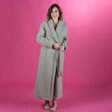 Robe de chambre croisée col châle poignets revers Griotte (10/23) / S déclassé - MS299