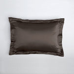 Silk pillowcase with ruffle 19 mommes - Maison de la soie