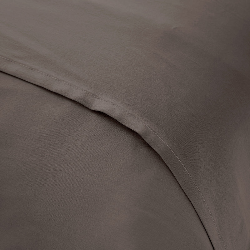 Silk pillowcase with ruffle 19 mommes - Maison de la soie