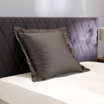 Silk pillowcase with ruffle 19 mommes - Maison de la soie