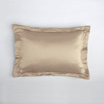 Silk pillowcase with ruffle 19 mommes - Maison de la soie