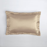 Silk pillowcase with ruffle 19 mommes - Maison de la soie