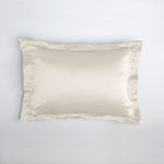 Silk pillowcase with ruffle 19 mommes - Maison de la soie