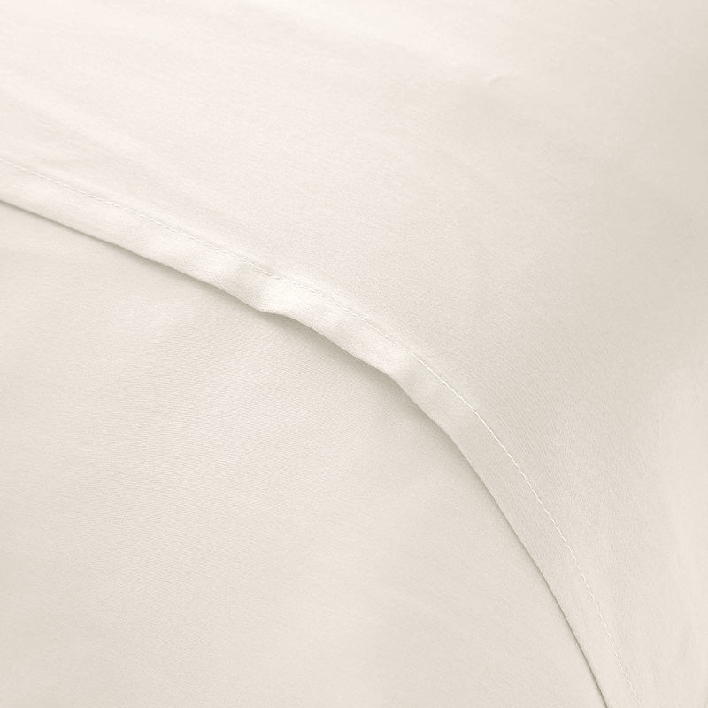 Silk pillowcase with ruffle 19 mommes - Maison de la soie