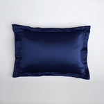 Silk pillowcase with ruffle 19 mommes - Maison de la soie