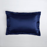 Silk pillowcase with ruffle 19 mommes - Maison de la soie