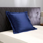 Silk pillowcase with ruffle 19 mommes - Maison de la soie