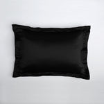 Silk pillowcase with ruffle 19 mommes - Maison de la soie