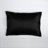 Silk pillowcase with ruffle 19 mommes - Maison de la soie