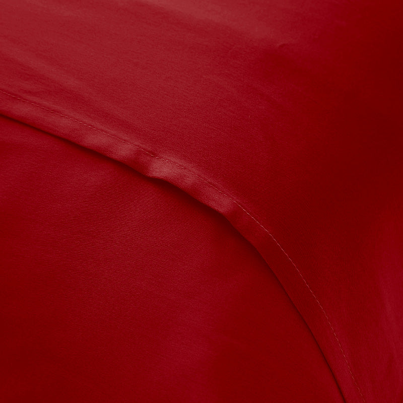 Silk pillowcase with ruffle 19 mommes - Maison de la soie