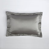 Silk pillowcase with ruffle 19 mommes - Maison de la soie
