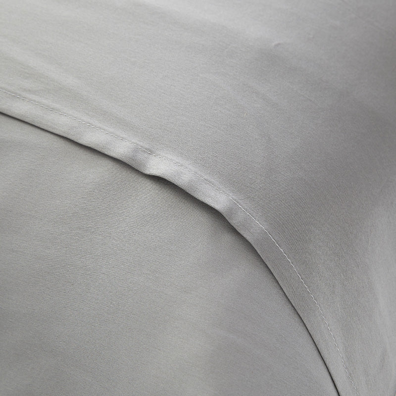 Silk pillowcase with ruffle 19 mommes - Maison de la soie