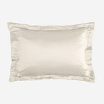 Silk pillowcase with ruffle 19 mommes - Maison de la soie
