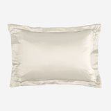 Silk pillowcase with ruffle 19 mommes - Maison de la soie